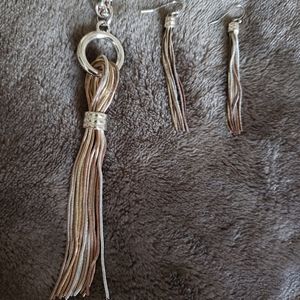 JLo Statement Necklace and earrings